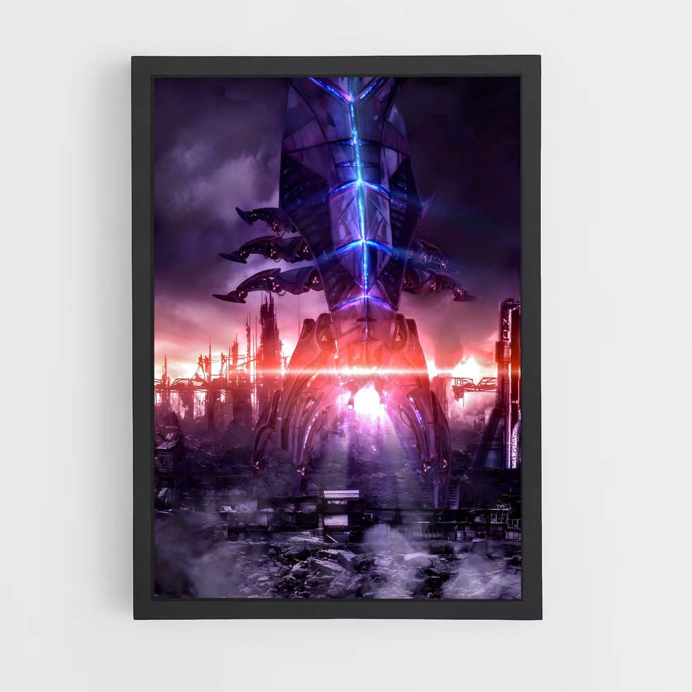 Poster L'Éveil du Reaper – affiche Mass effect (vue 2)